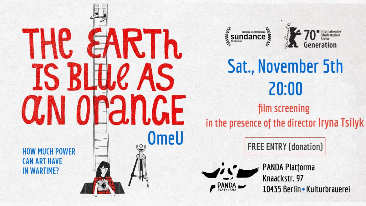 “The Earth is Blue as an Orange” (UA, 2020): charity screening + Q&A with the director Iryna Tsilyk
