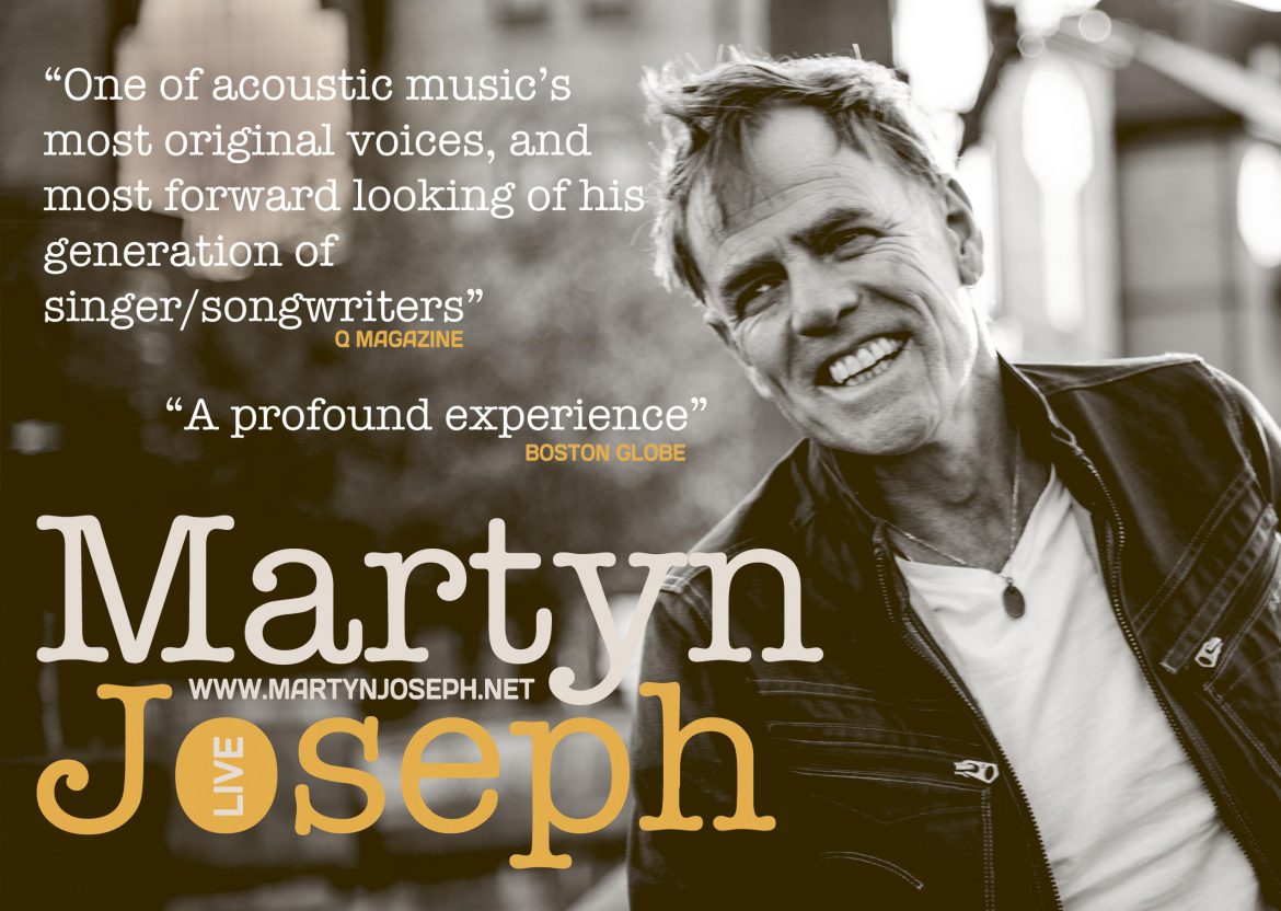 Martyn Joseph with the new album “Here Come The Young”