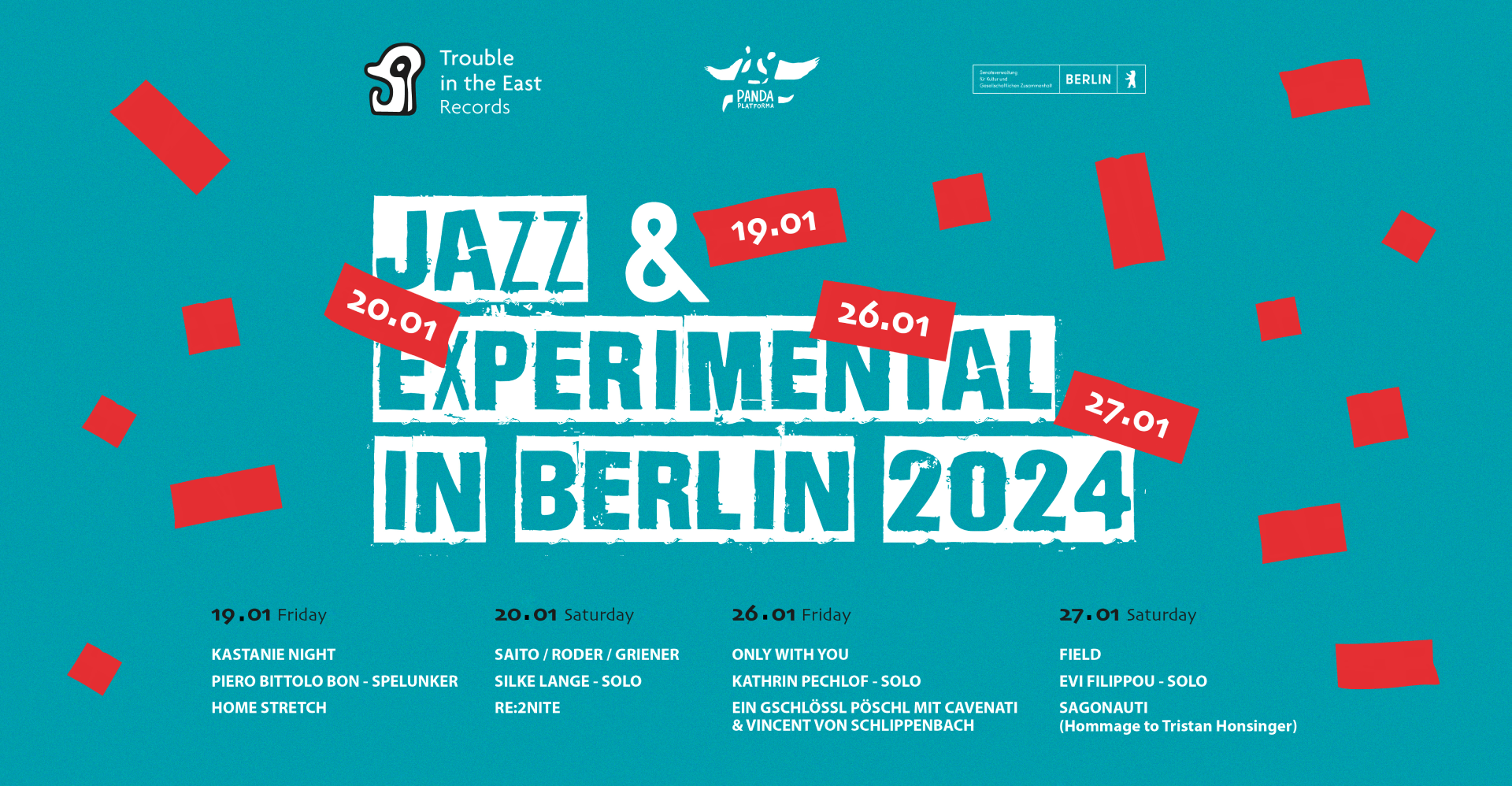TROUBLE IN THE EAST RECORDS – JAZZ & EXPERIMENTAL IN BERLIN 2024, No. 1/4